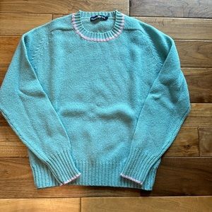 Vtg Hunters Run wool crewneck sweater.